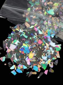 1Bag 10G Holographic Asymmetrical Nails Glitter Flakes Shiny Sequins For Manicure Diy Design Nail Art Decorations Accessories Nail Supplies Nails Nail Charms Nail Gems