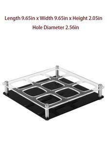 亚克力子弹杯架，酒吧/KTV啤酒杯架，酒杯/红酒杯架 - 透明+黑色底 - 查看 13