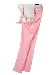Pink Men's Suit 3 Piece Set, Slim Fit Wedding Tuxedo, Two-Button Business Blazer Jacket With Vest And Pant, Solid Color  For Wedding Groomsmen Business Formal Occasions - Hồng - Xem 6