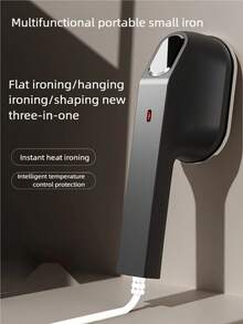 Portable Hand-Held Steam Iron For Home Use; Small, Convenient, And Versatile Dry And Wet Ironing Device - UK Plug(220-240V) - View 9