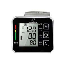 Monitor de Presion Arterial para Muñeca con Pantalla LED, Baumanómetro Digital con Pantalla, Deteccion Automática y Precisa de la Presión Sanguínea, Multiples tipos de Medicion - Negro - Ver 6