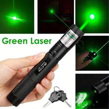 1pc Powerful 532nm Green Laser Pointer Pen, Portable Handheld Flashlight With USB Charger And 18650 Battery For Outdoor Camping/Presentation/Teaching Demonstration