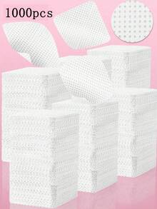 1000 peças/600 peças/100 peças Lenços Removedores de Esmalte de Unha de Gel, Limpador, Removedor de Unha, Lenços Sem Fiapos, Bloco de Papel, Ferramentas de Maquiagem Atacado, Limpador, Arte de Unha, Removedor de Esmalte de Unha, Lenços Sem Fiapos, Limpador, Bloco de Papel