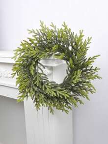 聖誕松針花圈01
