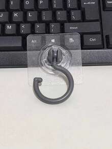 4/10 Stücke Deckendrehbare nahtlose Haken, 360° drehbare selbstklebende Deckenhaken mit hoher Tragfähigkeit, ohne Bohren, Multifunktional für Baldachin, Moskitonetz und Haushaltsorganisation