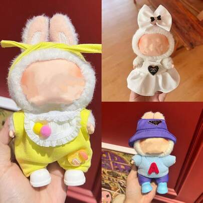 [Solo ropa] Nuevo vestido de fiesta de macarrón compatible con muñecas de 17 cm de 1ra/2da/3ra generación