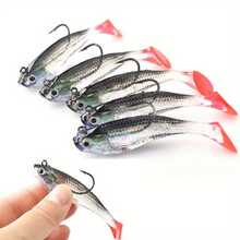 5pcs Fishing Lure Set, Bionic Lure, Soft Plastic Bait, Fishing Tackle - Multicolor - View 11