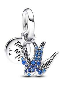 Disney 1 Pieza de Colgante de Cuenta de Plata de Ley 925, Adecuado para Pulsera DI.Y Original, Regalo de Joyería de Moda para Cumpleaños o Compromiso de Mujer, Modelo de Caliente
