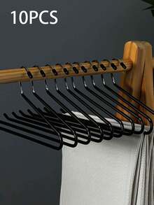 10pcs Stainless Steel Z-Shaped Pants Racks, Versatile Space-Saving Organizers For Effortless Closet Management, Ideal For Pants, Jeans, Scarves, And More, Perfect For Bedroom Storage Solutions, Enhance Your Wardrobe's Aesthetic With -Inspired Decor, Optimize Your Space For The Holiday Season, Perfect For Valentine's Day And New Year Organization, Stylish And Functional Clothing Storage Racks For A Tidy Home Environment - Multicolor - View 11