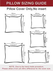 1pc High Precision Chenille Jacquard Throw Pillow Cover (No Insert), Modern Fashion High Precision Chenille Jacquard Cushion Cover, Suitable For Home, Sofa, Bed Decor, All Season