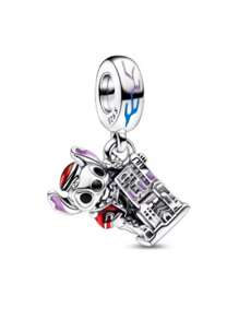 Disney 1 Pieza de Colgante de Cuenta de Plata de Ley 925, Adecuado para Pulsera DI.Y Original, Regalo de Joyería de Moda para Cumpleaños o Compromiso de Mujer, Modelo de Caliente