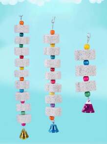 1pc Parrot Chew Toy Bird Parrot Toys Flower Vine Chewing Stick, Variety Of Length Options (10cm, 15cm, 20cm, 25cm, 30cm), Cage Accessories, Colors Random