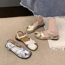Women Flat Sandals - 銀色 - 查看 6