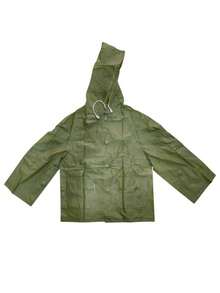 Conjunto 2 piezas de impermeable para niños y niñas - Verde - Ver 2