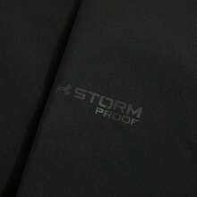 Under Armour 男士棉质 UA STRM CGI 羽绒三合一外套，运动休闲棉质羽绒保暖舒适外套（85% 羽绒含量），1364891-001 - 黑色/灰色 - 查看 6