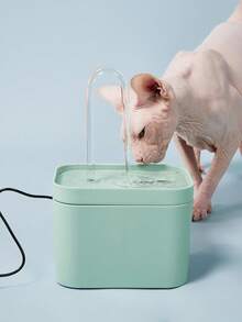 PETSIN 1 Peça Fonte de água para gatos com capacidade de 1,5L, simulação de torneira, filtro automático de impurezas, alimentado por USB e adequado para gatos, cães pequenos, pássaros e outros animais de estimação.