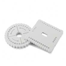 2pcs/Pack Braiding Disk Round Square Beading Cord Disc Braiding Braided Plate DIY Bracelet Loom Weaving Board - Rope Braiding Machine - View 1