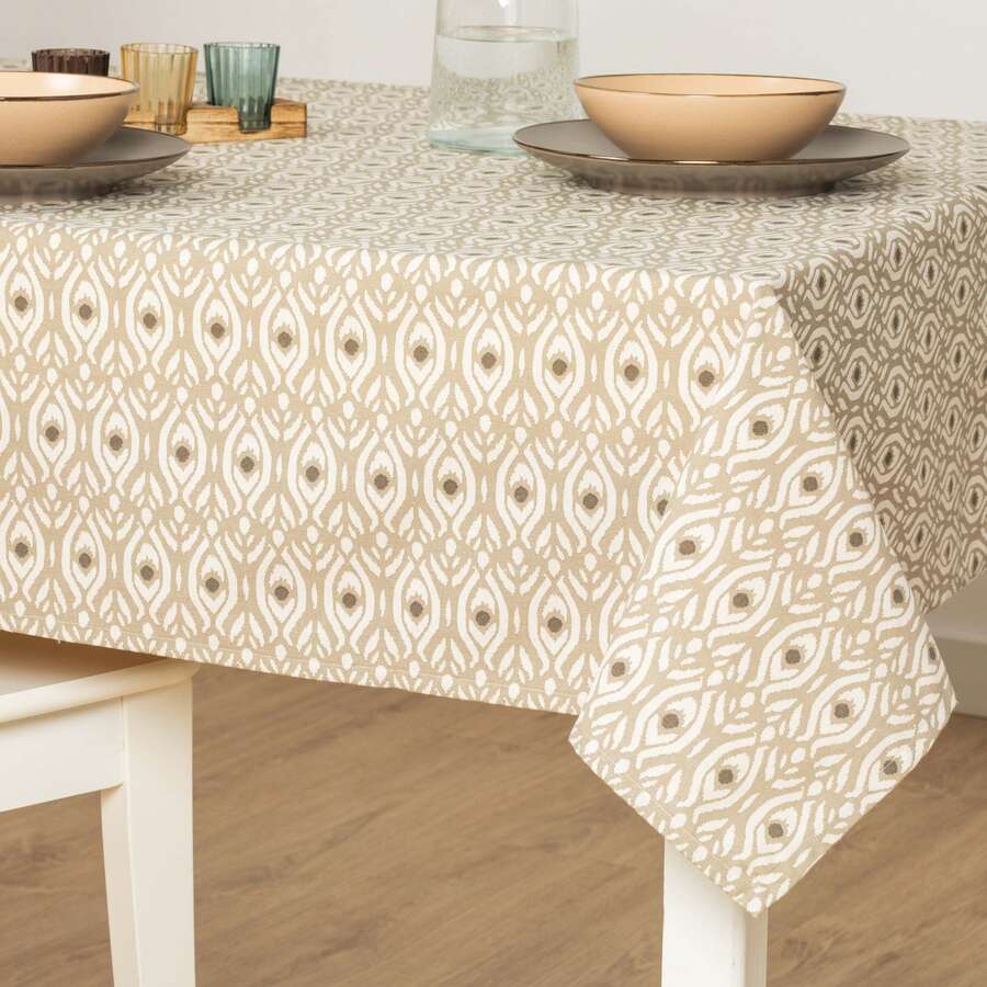 Tramas+ Khăn trải bàn hình chữ nhật chống bẩn - Khăn trải bàn ăn - Khăn trải bàn ngoài trời hình chữ nhật ✅ Giao hàng trong vòng 24/72 giờ đến Tây Ban Nha (lục địa) - Đấu trường Nevis - Xem 1