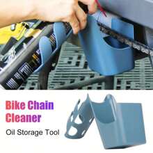 1pc Motorcycle & Bicycle Oil Stain Storage Toolbox, Chain Cleaner, Chain Oil Anti-Splash Tool