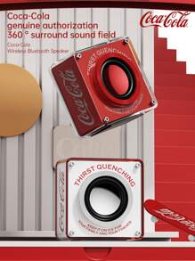 Coca Cola مكبر صوت بلوتوث 5.3 | بطارية عالية السعة 600 مللي أمبير | صوت عالي الجودة | تصميم محمول صغير الحجم