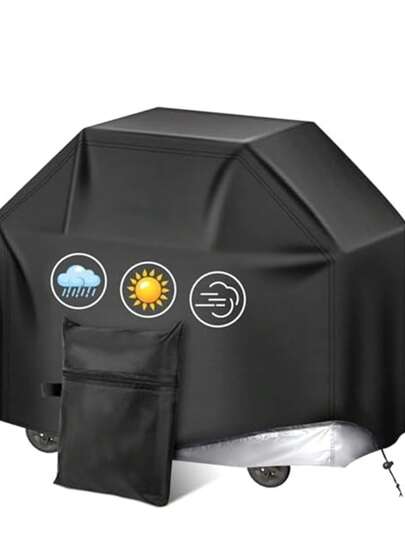 Durable Waterproof & Dustproof Outdoor BBQ Cover, UV-Resistant And Tear-Resistant, Universal Fit For Gas Grills