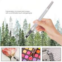 3/6 stuks aquarelpenselen, nylon punt, wateroplosbare kalligrafie oefenpennen voor reisverslagen, kunstcadeaus aquarel, waterpen, verfkwasten, kalligrafiepenseel, verfmarker, kunstsets voor kinderen, aquarelpen, verf voor kinderen, terug naar school