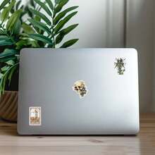 50张植物骷髅精美卡通涂鸦贴纸创意高颜值自粘手机水杯笔记本电脑贴纸 - 彩色 - 查看 6