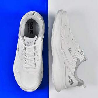 STARNOVO زوج من أحذية رياضية مسطحة قابلة للتنفس للنساء، تصميم أمامي بنظام ربط الحذاء، مصنوعة من مادة البولي يوريثان، ذات نعل ناعم، مناسبة للأنشطة الخارجية والارتداء اليومي