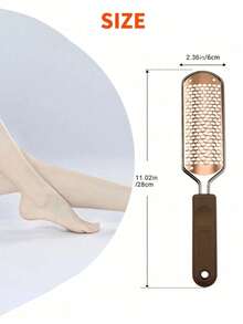 Lima para os pés, esfoliante para os pés, pedicure - removedor de calos para os pés, ralador profissional, raspador para os pés, removedor de calos, removedor de pele morta e rachada para pés secos e molhados - Multicolorido - Ver 6