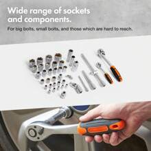 Socket & Tool Set, 256 Piece Tool Set With Socket Set, In Heavy Duty Storage Case, Everything You Need For DIY, Workshop & Garage, Spanners, Pliers, Screwdrivers & Grips
