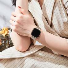 Bands Compatible With Fitbit Sense Versa 3 Versa 4 And Sense 2 Smartwatch Women Men, Stainless Steel Metal Mesh Magnetic Band Replacement - Versa 3/Versa 4 - View 6