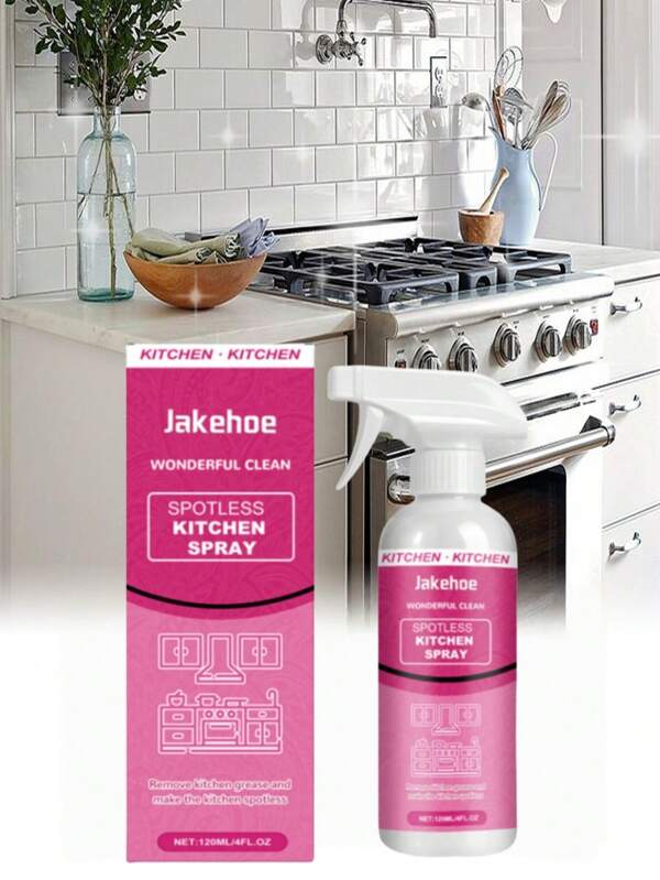 Spray de espuma de limpieza de cocina, agente limpiador doméstico para cocinas con aceite pesado y hornillas