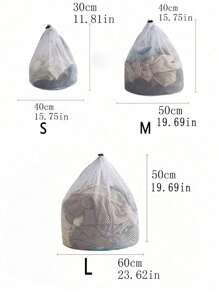 1pc Laundry Wash Bag With Drawstring And Honeycomb Mesh For Delicates, Thick Fine Mesh Washing Machine Bag, Hanging Mesh Laundry Hamper, Multi-Functional Clothes Storage Mesh Bag, Wall-Mounted Changing Clothes Bag, Large Dirty Clothes Storage Laundry Bag For Bathroom, Apartment, RV, College Dorm, Laundry Organization For Bathroom Bedroom Travel Essentials Travel Accessories Vacation Summer Holiday Back To School