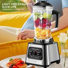 SOKANY999 Multi-Functional Home Demolition Machine, Includes Juicer, Ice Crusher, Food Cooker, Grinder, Blender. Comes With Grinding Cup, 2-In-1 Design. 2.5L Large Capacity, Stainless Steel Blades. 6000W Fast Demolition, One-Touch Cleaning. Suitable For Home And Commercial Use.