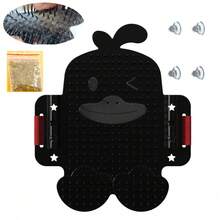 Szczotka do pielęgnacji kotów montowana na ścianie – samoczyszczący, masujący drapak, narzędzie do usuwania sierści i narożny słupek do drapania dla kotów domowych (z kocimiętką)