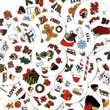 Compact Round Card Game Kit - Holiday Gathering Activity Cards - Circular Game Pieces With Durable Case Storage Valid For Halloween And Christmas