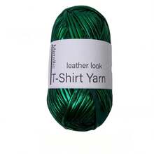 Sợi ruy băng ánh kim 100g/3.53oz dùng để móc và đan, dài 33m/36yds, thích hợp cho chăn, gối và thảm - Màu sắc ánh kim độc đáo, đồ thủ công DIY dệt túi, gối, búp bê, dự án móc - Nhiều màu - Xem 18