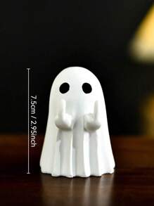 Süße weiße Geister & schwarze Geister Party Dekorationen, Schreibtisch Dekoration, geeignet für Halloween, Partys und Feiertags-Dekorationen Heim-Dekoration Halloween Dekoration Raum Dekoration Herbst Dekoration
