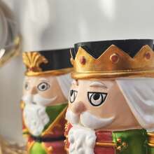 Santa Claus Candle Holder Resin Decor, Holiday Gift, Desktop Ornament Home Decor Christmas Decorations Room Decor Christmas, Christmas Gifts