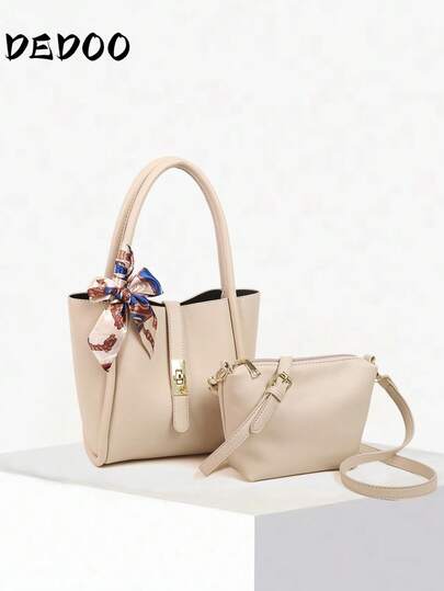 Rosettdekoration Gamla Pengar, Elegant, Lätt, Smal Halsdukdekoration Vridlåsväska med Topphandtag För Tonårsflickor Kvinnor Högskolestudenter, Nybörjare och Tjänstemän Högskole, Pendling, Utomhus, Resor, Utflykter Bucket Bag, Väska För Damer, Business Casual Damväska, Perfekt För Kontor, Affärer Och Arbete, Business Casual Damväska Perfekt För Kontor, Affärer Och Arbete, Arbetsväska Dam, Perfekt För Vardaglig Elegans Och Speciella Tillfällen, Väska För Damer Elegant