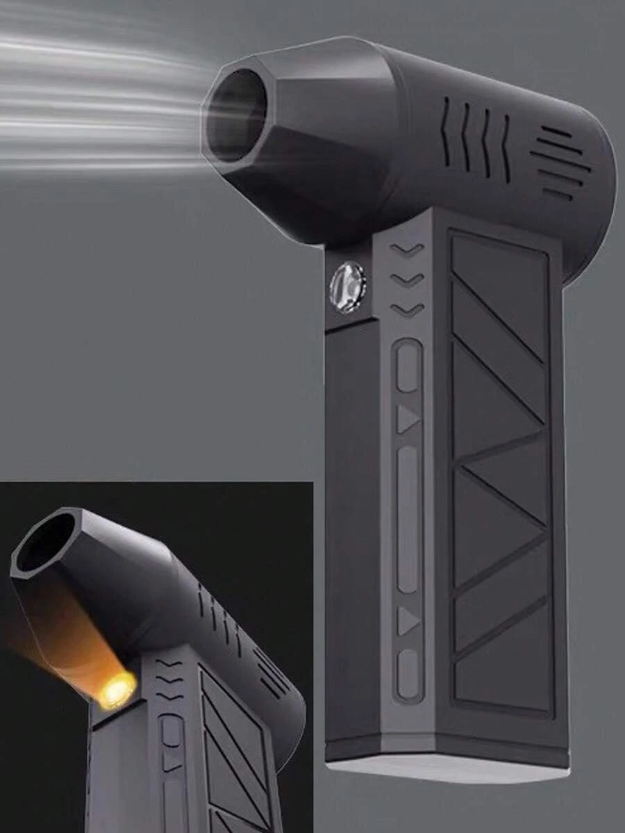 1 Set Of Violent Turbo Fan Mini Camping Outdoor Handheld Fan 130000 High-Speed Brushless Blower Dust Blower