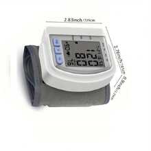 CHANG KUN Automatic Wrist Blood Pressure Monitor - A Digital Sphygmomanometer With A Large LCD Display, Pulse Rate Detection, Adjustable Cuff And A Durable PP Storage Box, Battery-Powered(Batteries Not Included) - trắng - Xem 8