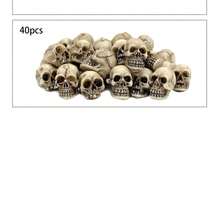20/40Pcs Gothic Skull/ Mushroom Sculptures Collectable Halloween Decoration Skeleton / Mushroom Ornament Landscape Garden Potted Home Decor Room Decor