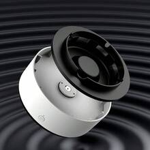 1pc Intelligent Auto-Extinguishing Ashtray. Smart Purification, One-Touch Operation, Multi-Layer Filtration, Powerful Low-Noise Fan. Battery-Powered (2 X AA Batteries). Suitable For Home, Living Room, Meeting Room, Office, Hotel Lobby, Entertainment Venues (E.G. Game Rooms). Perfect Gift. - Grey - View 10
