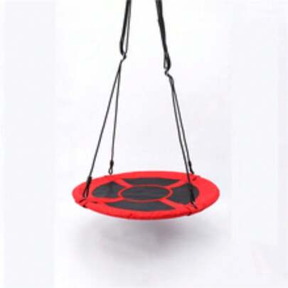 100cm Giant Nest Web Rope Hanging Tree Kids Swing Seat Round Backyard Playground