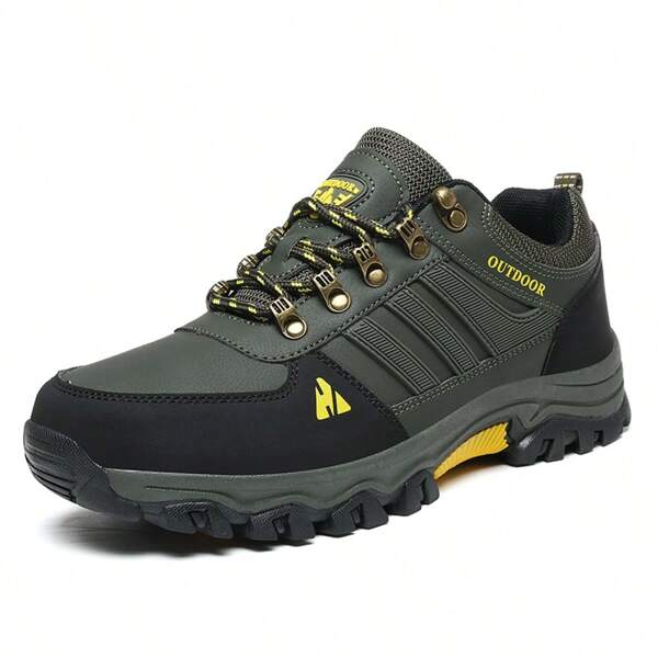Men's New Low-Top Boots, Outdoor Water-Resistant Hiking Durable Anti-Slip Comfortable Hunting Walking Shoes, Wear-Resistant Daily Work Sports Casual Sneakers