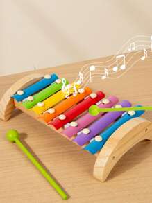 Wooden Xylophone – Colorful Decorative Music Toy With Mallets, Creative Gift Idea For Music Lovers