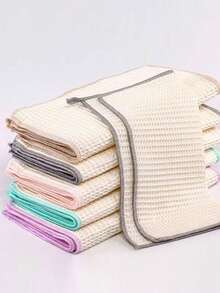 3pcs Dishcloth, Non-Stick Oil, Absorbent Microfiber Cleaning Cloth, Thick Durable Dish Towel