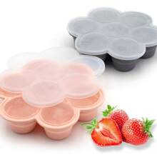 Molde de silicona plegable de 7 agujeros para hacer cubitos de hielo para whisky, fácil de desmoldar, ideal como regalo de Halloween y Navidad