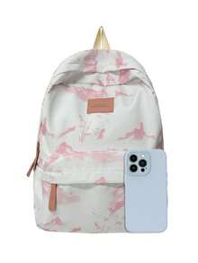 女士经典格子印花背包，时尚设计